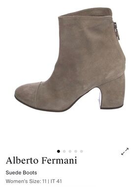 Alberto Fermani Suede Ankle Boots